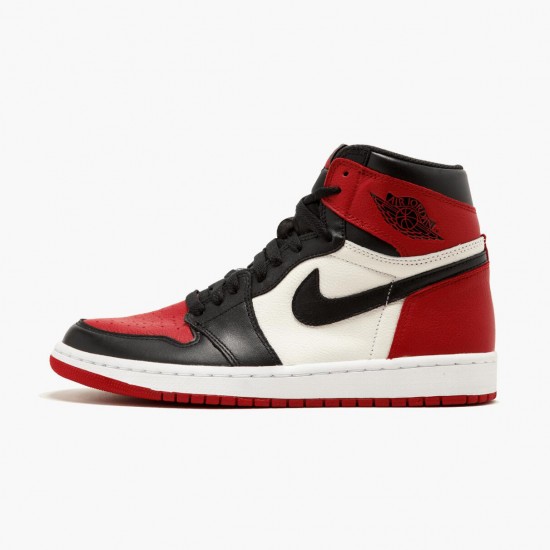 Kicksonfire Jordan 1 Retro High Bred Toe Red/Black/White  555088-610