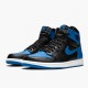 Kicksonfire Jordan 1 Retro High OG Royal Black/Royal White  555088-007