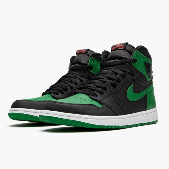 Kicksonfire Jordan 1 Retro High Pine Green Black/White/Pine Green/Gym Red  555088-030