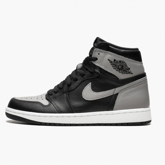 Kicksonfire Jordan 1 Retro High Shadow Black/Medium Grey/White 555088-013