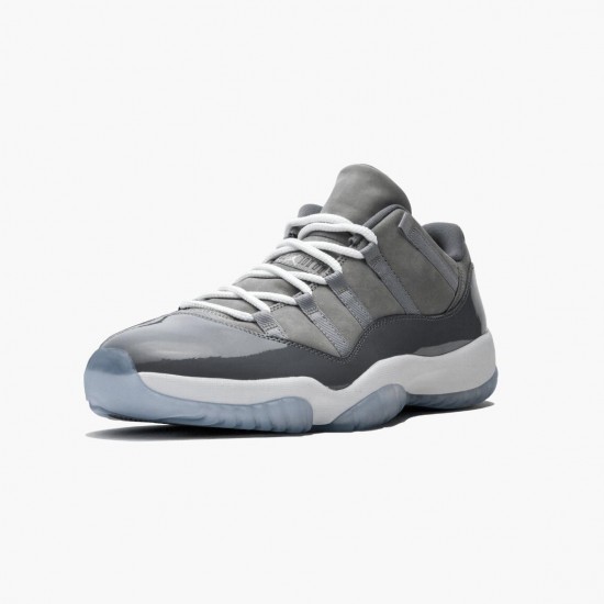 Kicksonfire Jordan 11 Low Cool Grey Medium Grey/White Gunsmoke/Black 528895-003