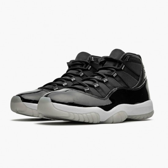 Kicksonfire Jordan 11 Retro 25th Anniversary Black/Clear/White/Metallic Silver CT8012-011