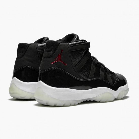 Kicksonfire Jordan 11 Retro 72 10  Black Gym Red White Anthracite Black Black/Black-Varsity Red 378037-002