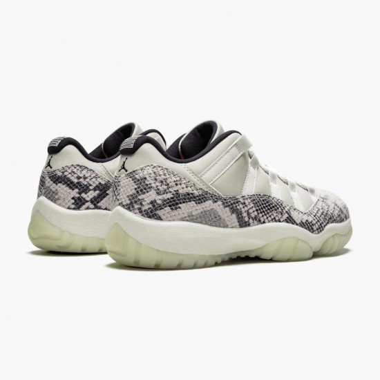 Kicksonfire Jordan 11 Retro Low Snake Light Bone Light Bone/Smoke Grey/White Bl Black CD6846-002