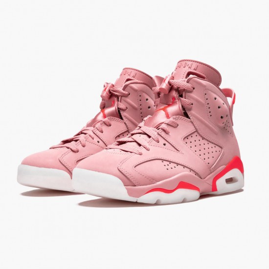 Kicksonfire Jordan 6 Retro Aleali May Rust Pink/Bright Crimson Black CI0550-600