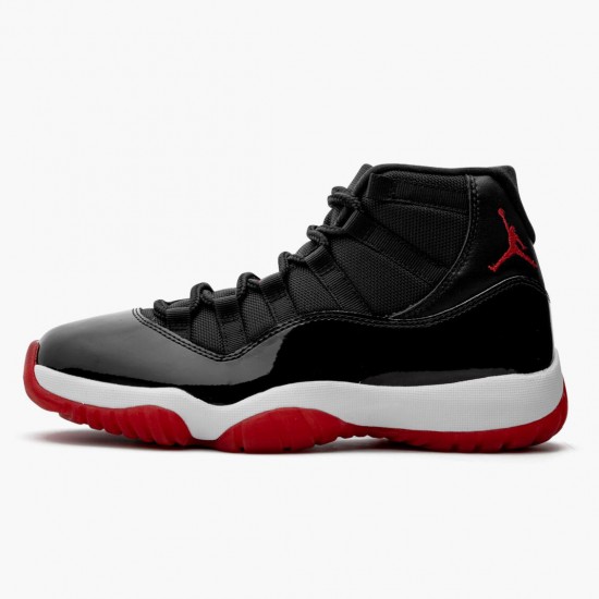 Kicksonfire Jordan 11 Retro Bred 2019 Black/White/Varsity Red  378037-061