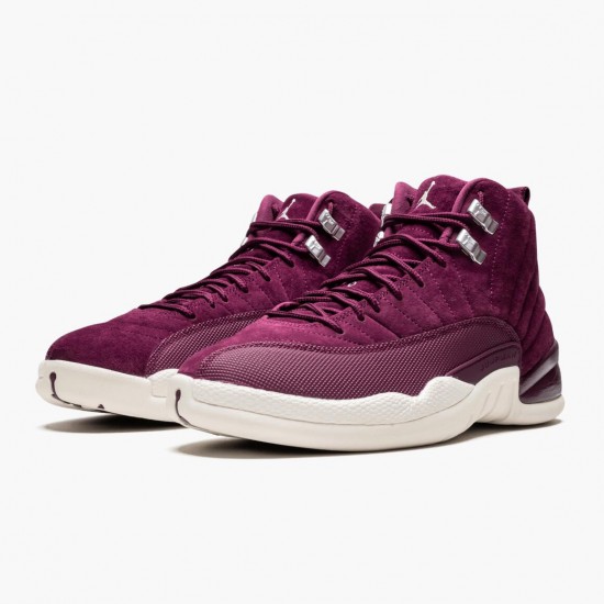 Kicksonfire Jordan 12 Retro Bordeaux Bordeaux/Sail-Metallic Silver 130690-617