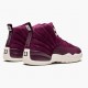 Kicksonfire Jordan 12 Retro Bordeaux Bordeaux/Sail-Metallic Silver 130690-617