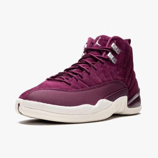 Kicksonfire Jordan 12 Retro Bordeaux Bordeaux/Sail-Metallic Silver 130690-617