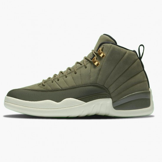 Kicksonfire Jordan 12 Retro Chris Paul Class of 2003 Olive Canvas/Black-Sail 130690-301