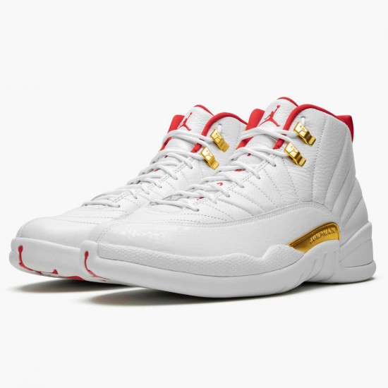 Kicksonfire Jordan 12 Retro FIBA White/University Red/Metallic 130690-107