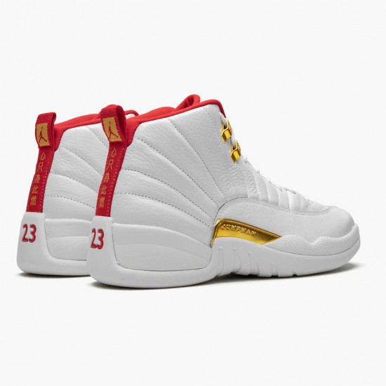 Kicksonfire Jordan 12 Retro FIBA White/University Red/Metallic 130690-107