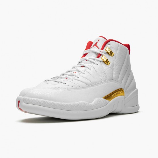 Kicksonfire Jordan 12 Retro FIBA White/University Red/Metallic 130690-107