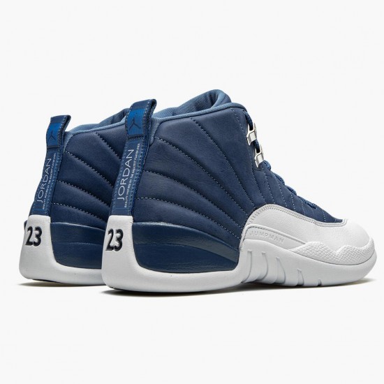 Kicksonfire Jordan 12 Retro Indigo Stone Blue/Legend Blue/Obsidia 130690-404