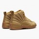 Kicksonfire Jordan 12 Retro PSNY Wheat Wheat/Wheat Gum/Light Brown AA1233-700