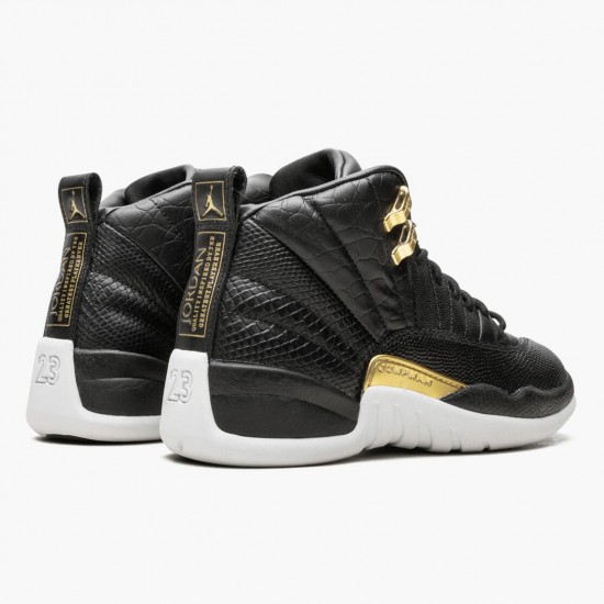 Kicksonfire Jordan 12 Retro Reptile Black/Metallic Gold/White AO6068-007