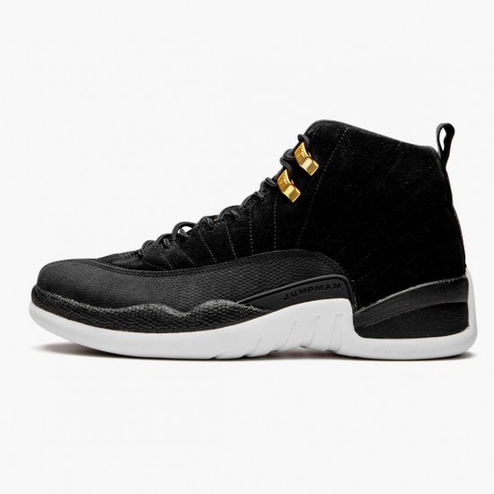 Kicksonfire Jordan 12 Retro Reverse Taxi   Black/Gold White 130690-017