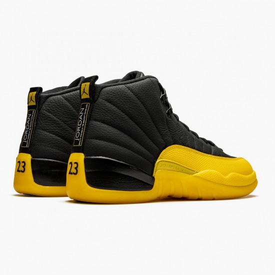 Kicksonfire Jordan 12 Retro University Gold   Black/Black/University Gold 130690-070