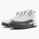 Kicksonfire Jordan 12 Retro White Dark Grey   White/Dark Grey/Gym Red 130690-160