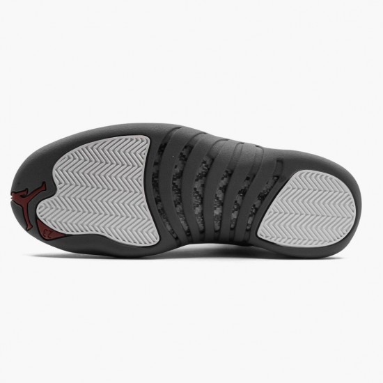 Kicksonfire Jordan 12 Retro White Dark Grey   White/Dark Grey/Gym Red 130690-160