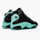 Kicksonfire Jordan 13 Retro Island Green  Black/Island Green/Metallic Si  414571-030