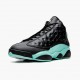 Kicksonfire Jordan 13 Retro Island Green  Black/Island Green/Metallic Si  414571-030