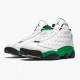 Kicksonfire Jordan 13 Retro Lucky Green  White/Black/Lucky Green  DB6537-113