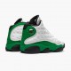 Kicksonfire Jordan 13 Retro Lucky Green  White/Black/Lucky Green  DB6537-113