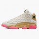 Kicksonfire Jordan 13 Retro Chinese New Year  Ivory/Black/Digital Pink Club  CW4409-100