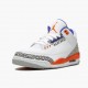 Kicksonfire Jordan 3 Retro Knicks White/Old Royal University Ora 136064-148