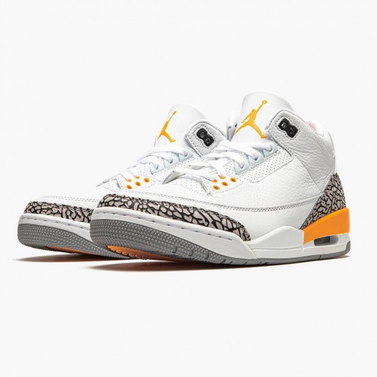 Kicksonfire Jordan 3 Retro Laser Orange White/Laser Orange-Cement Grey CK9246-108