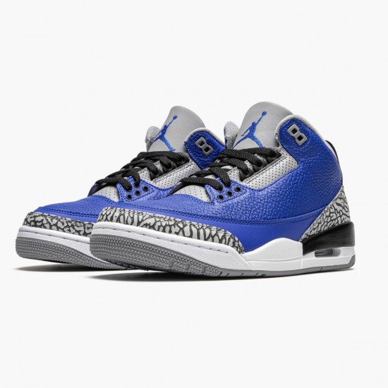 Kicksonfire Jordan 3 Retro Varsity Royal Cement Varsity Royal/Varsity Royal CT8532-400