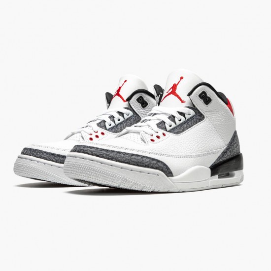 Kicksonfire Jordan 3 SE DNM Fire Red White/Fire Red/Black CZ6433-100