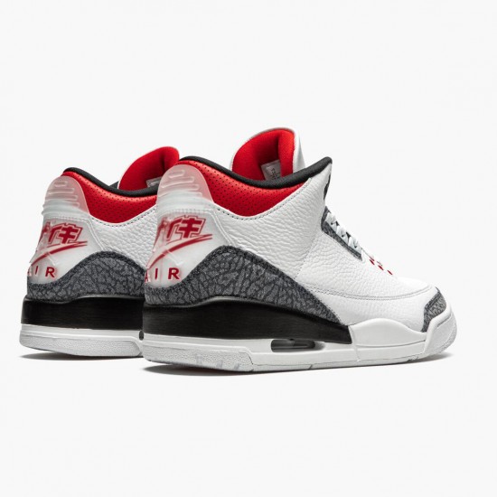 Kicksonfire Jordan 3 SE DNM Fire Red White/Fire Red/Black CZ6433-100