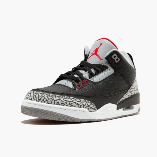 Kicksonfire Jordan 3 Retro Og Black/Cement Black/Fire Red/Cement Grey  854262-001