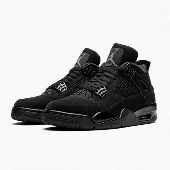 Kicksonfire Jordan 4 Retro Black Cat Black/Black Light Graphite CU1110-010