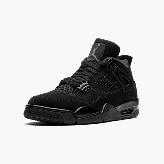 Kicksonfire Jordan 4 Retro Black Cat Black/Black Light Graphite CU1110-010