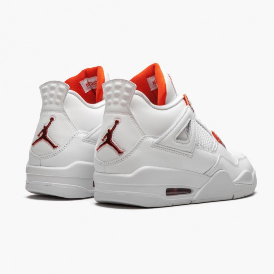 Kicksonfire Jordan 4 Retro Metallic Orange White/Team Orange Metallic Sil CT8527-118