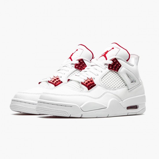 Kicksonfire Jordan 4 Retro Metallic Red White/Metallic Silver Univers CT8527-112