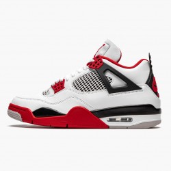 Kicksonfire Jordan 4 Retro OG Fire Red 2020 White/Fire Red-Black Tech Grey  DC7770-160