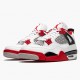 Kicksonfire Jordan 4 Retro OG Fire Red 2020 White/Fire Red-Black Tech Grey  DC7770-160