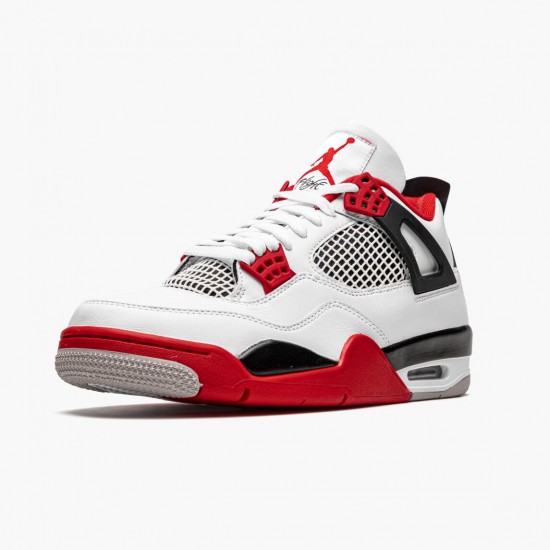 Kicksonfire Jordan 4 Retro OG Fire Red 2020 White/Fire Red-Black Tech Grey  DC7770-160