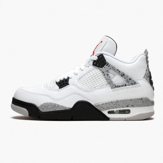 Kicksonfire Jordan 4 Retro OG White Cement White/Fire Red-Tech Grey-Black 840606-192