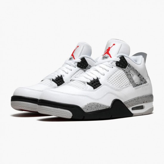 Kicksonfire Jordan 4 Retro OG White Cement White/Fire Red-Tech Grey-Black 840606-192