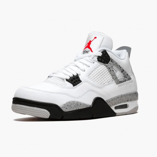 Kicksonfire Jordan 4 Retro OG White Cement White/Fire Red-Tech Grey-Black 840606-192