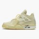 Kicksonfire Jordan 4 Retro Off-White Sail Sail/Muslin White/Black  CV9388-100