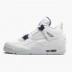 Kicksonfire Jordan 4 Retro Purple Metallic White/Metallic Silver/Court Purple CT8527-115