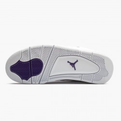 Kicksonfire Jordan 4 Retro Purple Metallic White/Metallic Silver/Court Purple CT8527-115