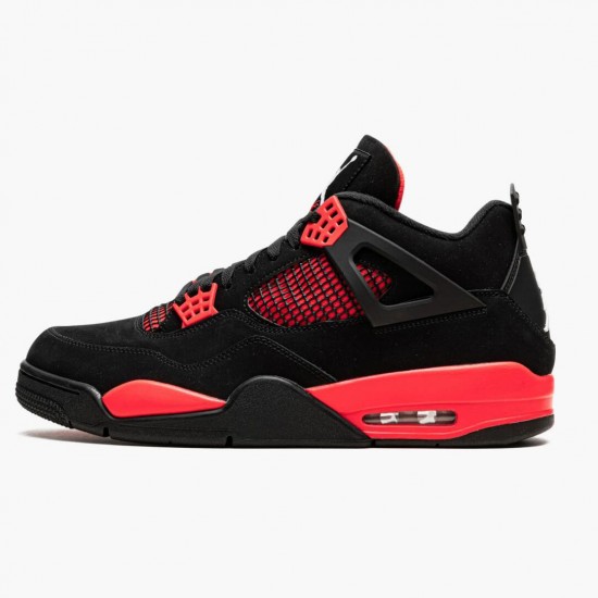 Kicksonfire Jordan 4 Retro Red Thunder Black/Multi-Color/Multi-Color/Crimson CT8527-016