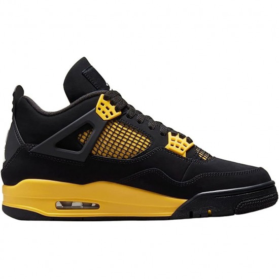 Kicksonfire Jordan 4 Retro Thunder 2023 Black/Tour Yellow DH6927-017